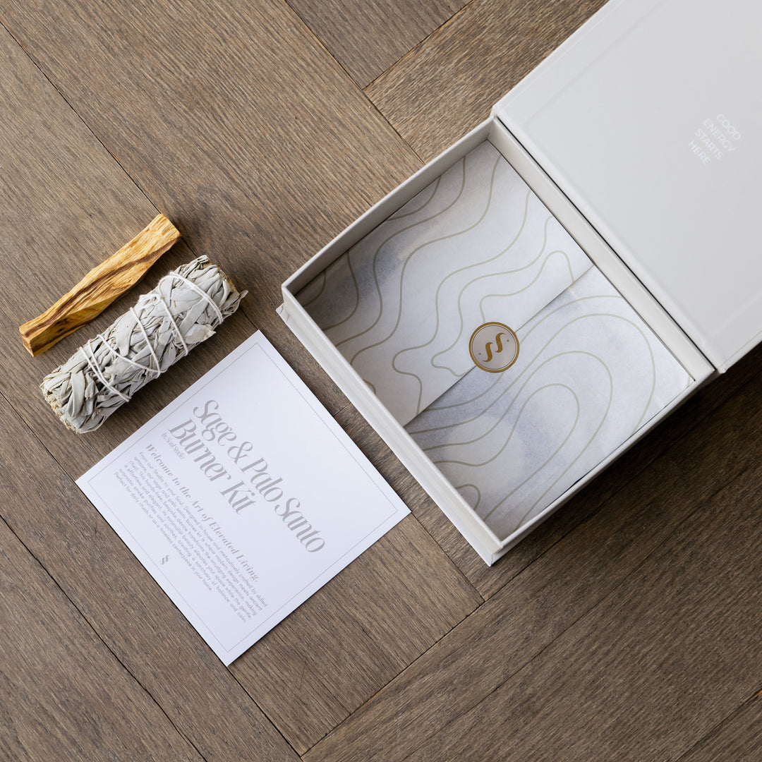 Sage Palo Santo Burner Kit