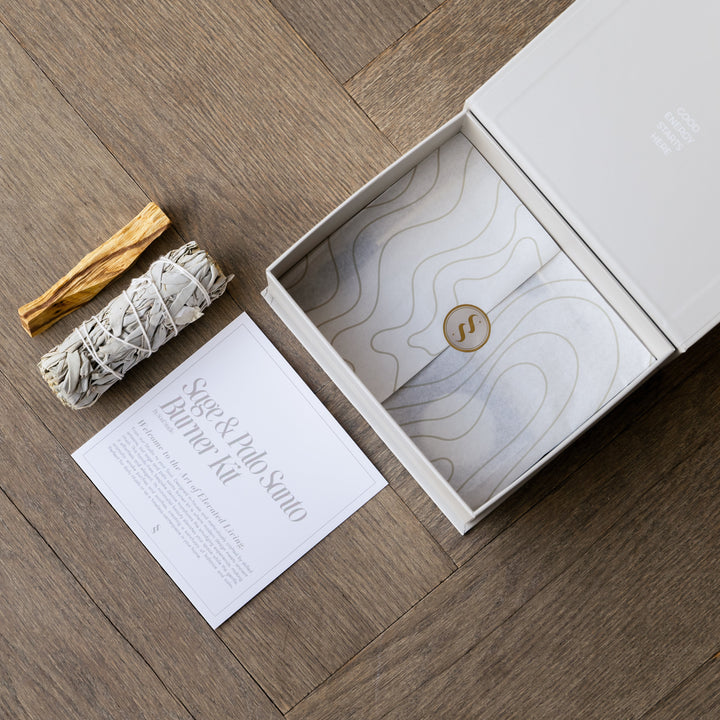 Sage Palo Santo Burner Kit